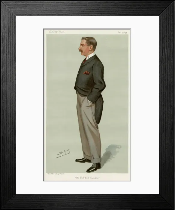 Framed Print : Lord F. S. Hamilton, Vanity Fair, Spy Framed Print : Lord F. S. Hamilton, Vanity Fair, Spy