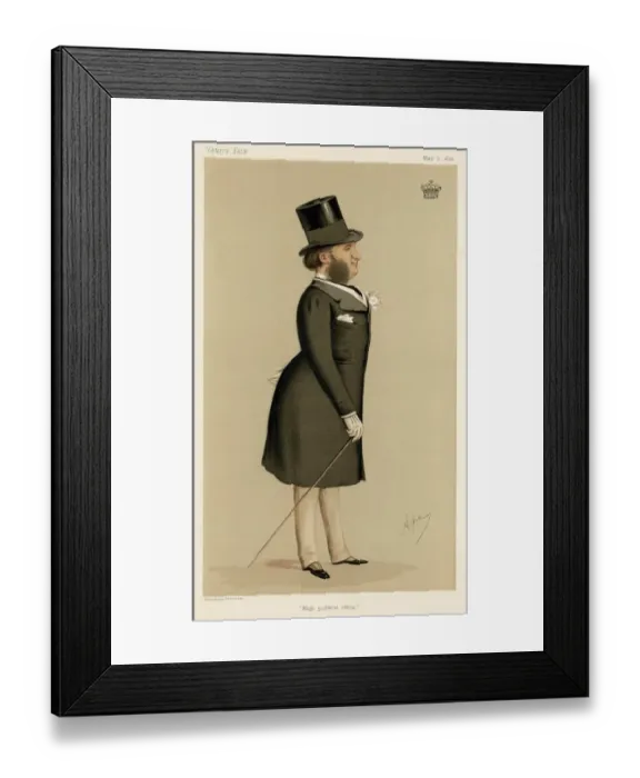 Framed Print : Lord Hardwicke, Vanity Fair, Ape Framed Print : Lord Hardwicke, Vanity Fair, Ape