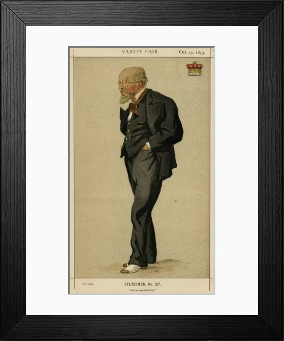 Framed Print : Earl of Harrington, Vanity Fair, Co朗 Framed Print : Earl of Harrington, Vanity Fair, Co朗