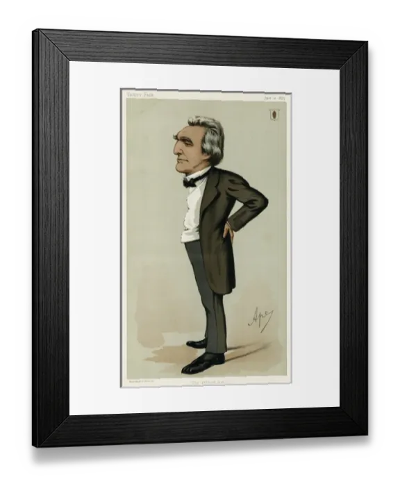 Framed Print : Sir John C. Dalrymple-Hay, Vanity Fair, Ape Framed Print : Sir John C. Dalrymple-Hay, Vanity Fair, Ape
