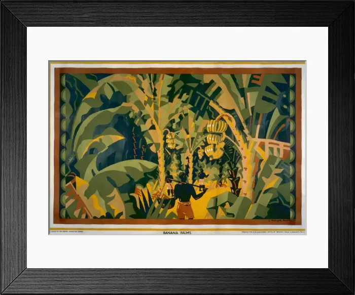 Framed Print : Banana palms Framed Print : Banana palms