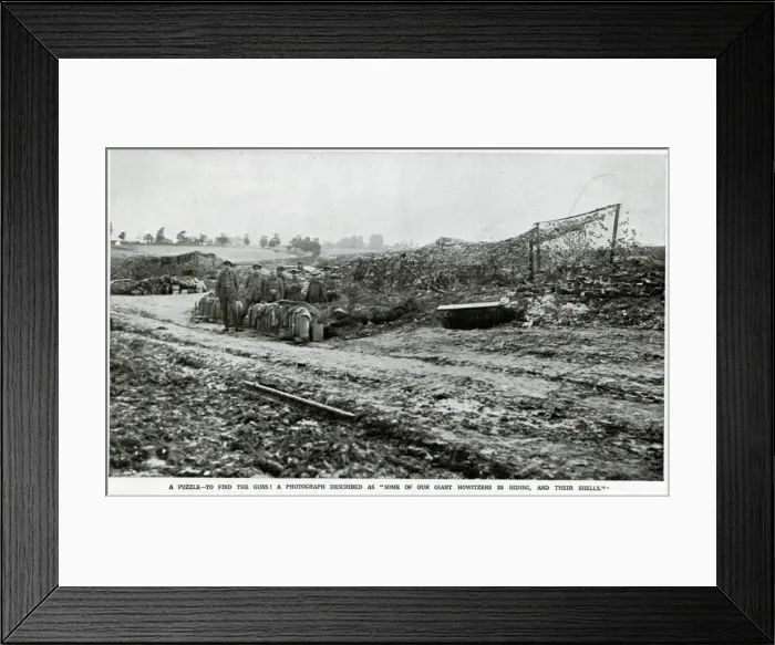 Framed Print : Giants in hiding 1916 Framed Print : Giants in hiding 1916