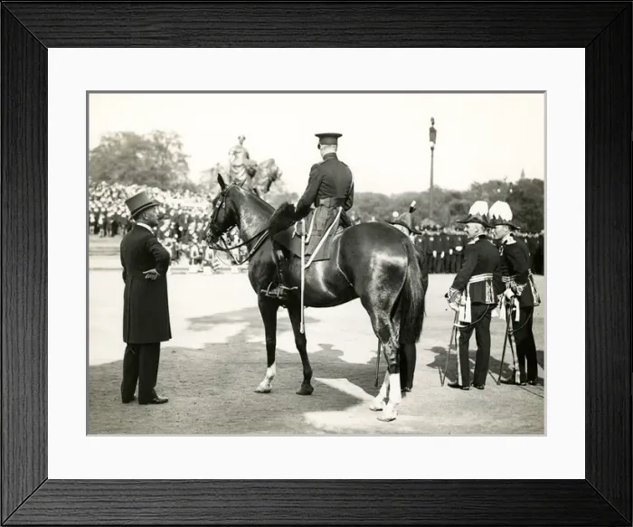 Framed Print : Met Police centenary celebrations, Buckingham Palace Framed Print : Met Police centenary celebrations, Buckingham Palace
