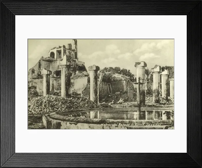 Framed Print : Zanzibar - Maharubi Palace and Ruins Framed Print : Zanzibar - Maharubi Palace and Ruins