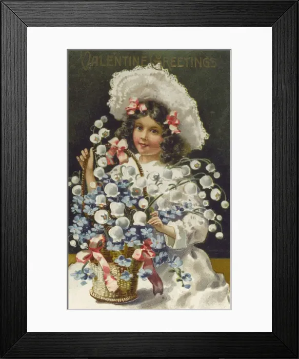 Framed Print : Valentine Greetings card Framed Print : Valentine Greetings card