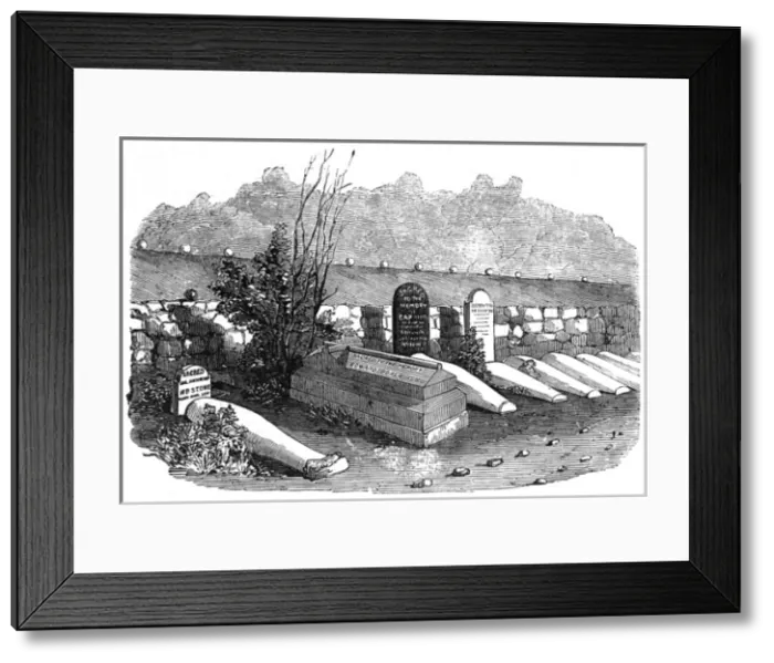 Framed Print : The Cemetery on Balaklava Heights, 1856 Framed Print : The Cemetery on Balaklava Heights, 1856