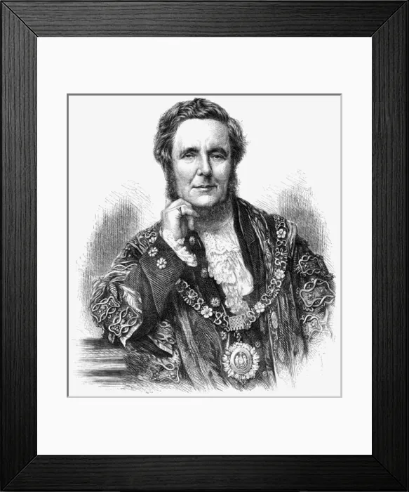 Framed Print : Sir Sydney Waterlow, Lord Mayor of London, 1872 Framed Print : Sir Sydney Waterlow, Lord Mayor of London, 1872