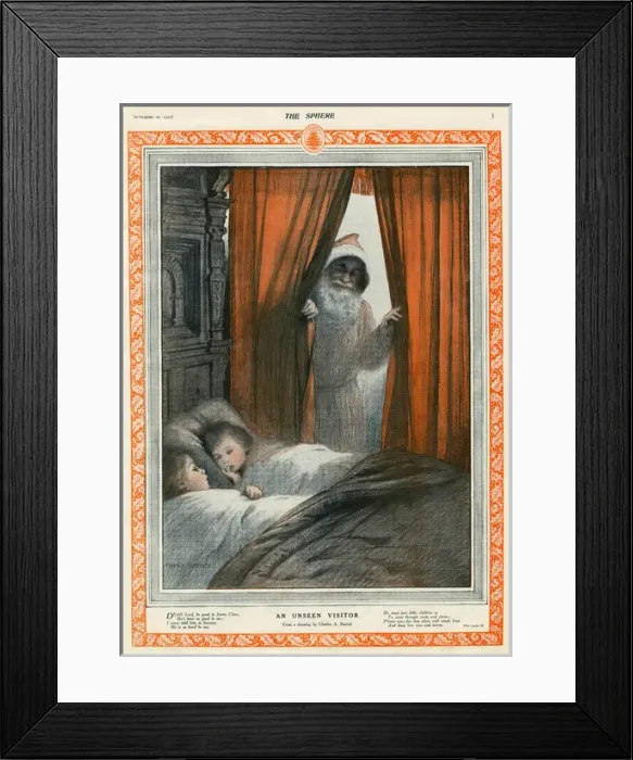 Framed Print : An Unseen Visitor from a drawing by Charles A. Buchel Framed Print : An Unseen Visitor from a drawing by Charles A. Buchel