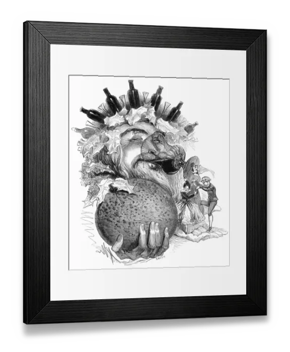 Framed Print : Jolly Old Christmas by Smyth Framed Print : Jolly Old Christmas by Smyth
