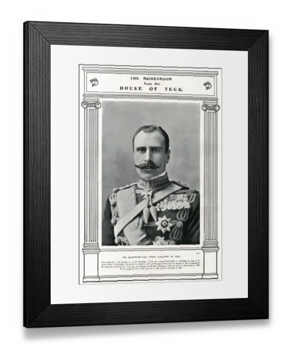 Framed Print : Royal Wedding 1904 -- Prince Alexander of Teck Framed Print : Royal Wedding 1904 -- Prince Alexander of Teck