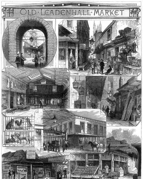 Old Leadenhall Market, London, c. 1880