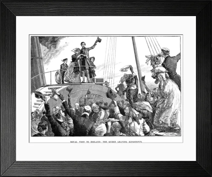 Framed Print : Victoria and Albert visit Ireland Framed Print : Victoria and Albert visit Ireland