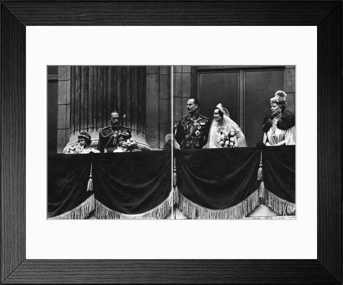Framed Print : The wedding of the Duke and Duchess of Gloucester Framed Print : The wedding of the Duke and Duchess of Gloucester