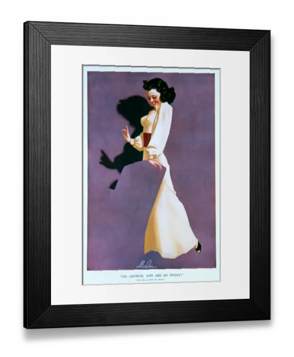 Framed Print : Oh, George you are so sweet by Merlin Enabnit Framed Print : Oh, George you are so sweet by Merlin Enabnit