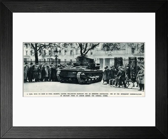 Framed Print : The General Strike 1926 Framed Print : The General Strike 1926