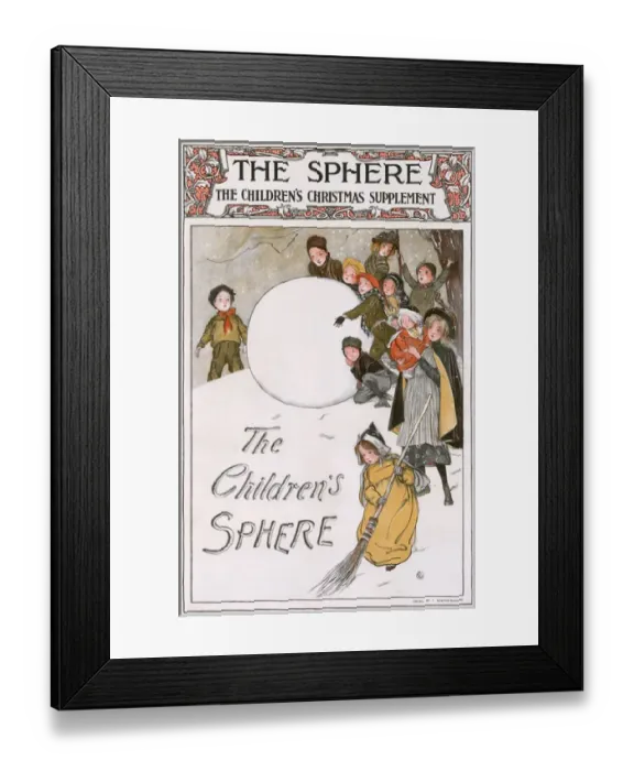 Framed Print : The Childrens Christmas Supplement of The Sphere Framed Print : The Childrens Christmas Supplement of The Sphere