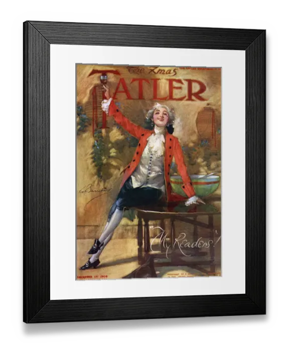 Framed Print : The Tatler Christmas Number 1909 Framed Print : The Tatler Christmas Number 1909
