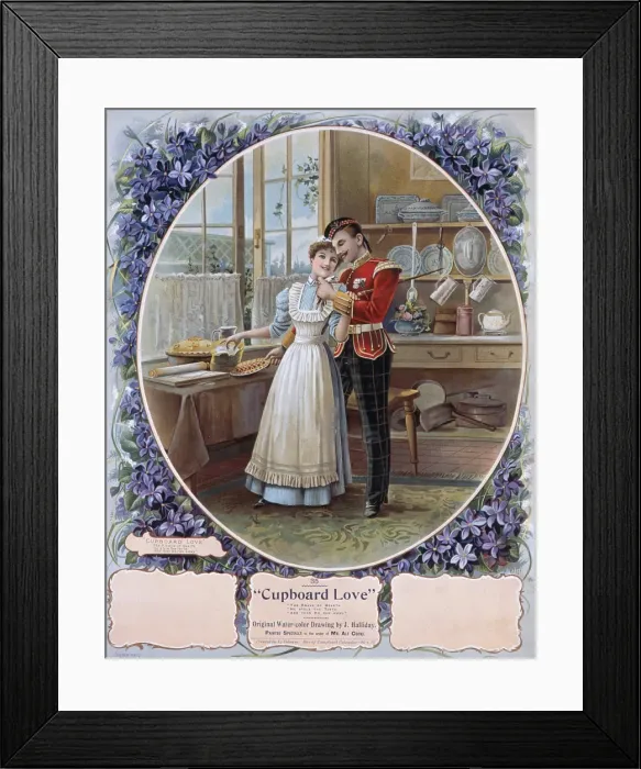 Framed Print : Cupboard Love by Halliday Framed Print : Cupboard Love by Halliday