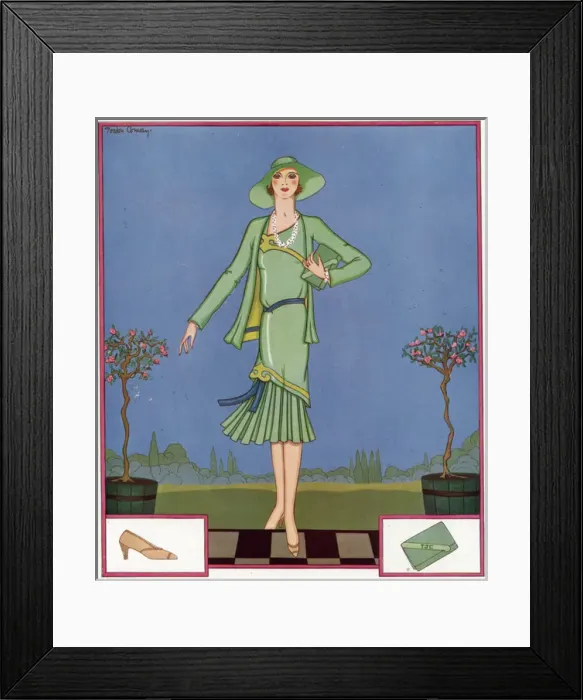 Framed Print : Tatler fashions by Gordon Conway Framed Print : Tatler fashions by Gordon Conway