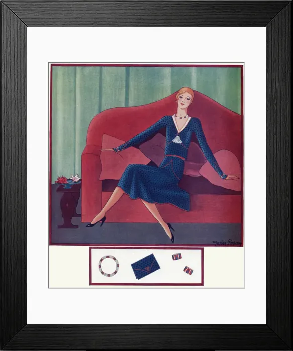 Framed Print : Fashions for Autumn, by Gordon Conway Framed Print : Fashions for Autumn, by Gordon Conway