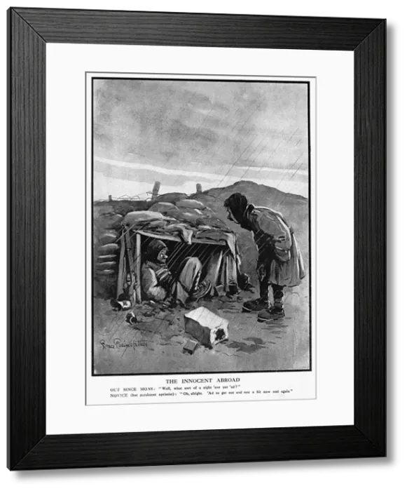 Framed Print : The Innocent Abroad, by Bairnsfather Framed Print : The Innocent Abroad, by Bairnsfather