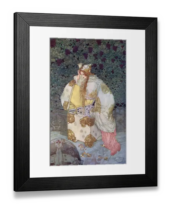 Framed Print : Paradise and the Peri - The Treasure from the watercolour Framed Print : Paradise and the Peri - The Treasure from the watercolour