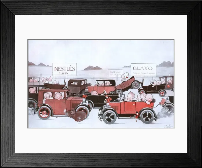 Framed Print : All sixes and sevens: Those baby cars! by Chloe Preston Framed Print : All sixes and sevens: Those baby cars! by Chloe Preston