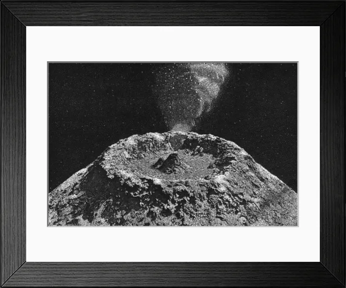 Framed Print : Lunar Volcano Framed Print : Lunar Volcano