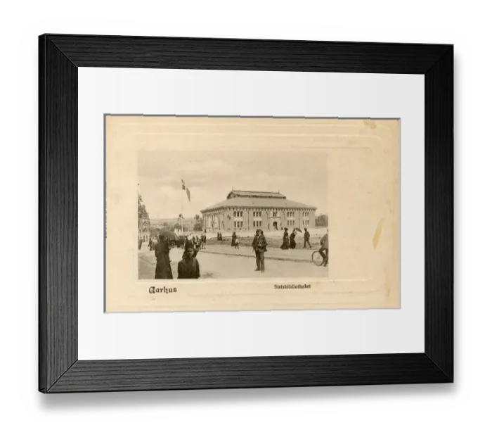 Framed Print : Aarhus, Denmark - Town Library Framed Print : Aarhus, Denmark - Town Library