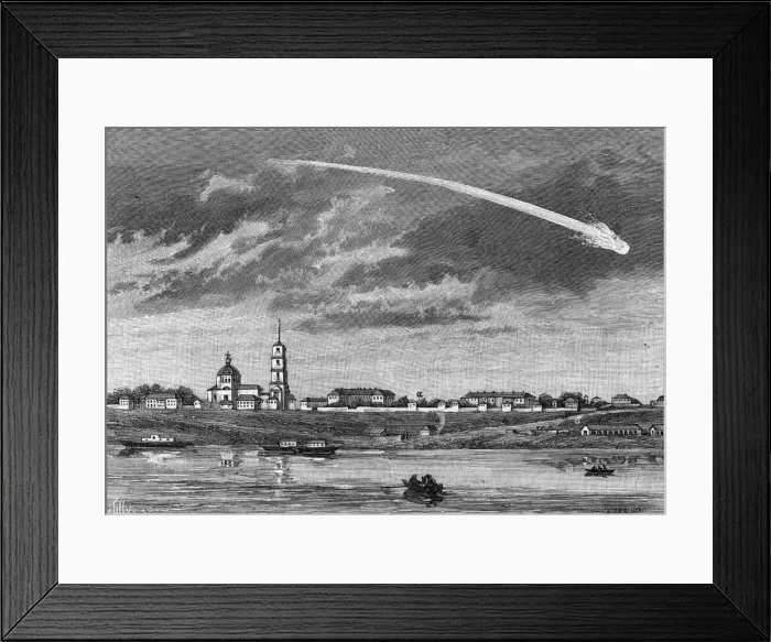 Framed Print : Meteorite 1891 Framed Print : Meteorite 1891