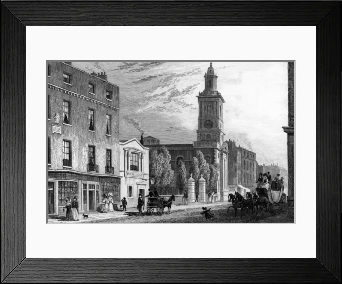 Framed Print : Bishopsgate St Botolph Framed Print : Bishopsgate St Botolph