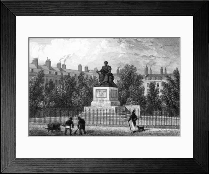 Framed Print : Bloomsbury Square Framed Print : Bloomsbury Square