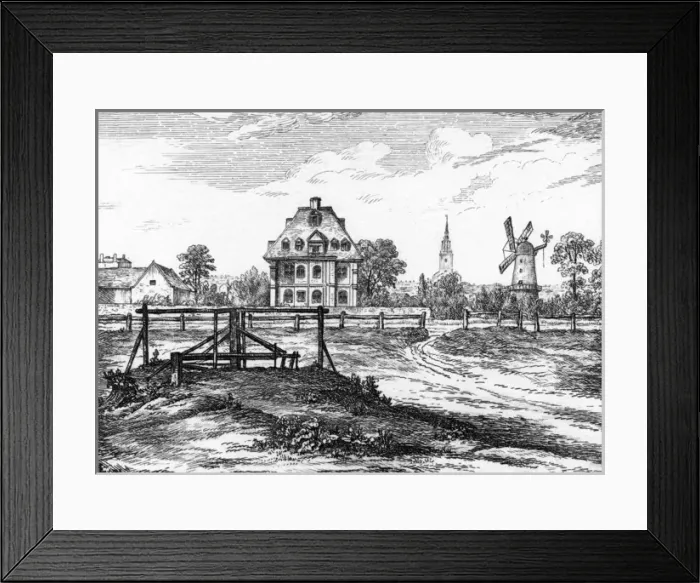 Framed Print : Baumes House, Hackney Framed Print : Baumes House, Hackney