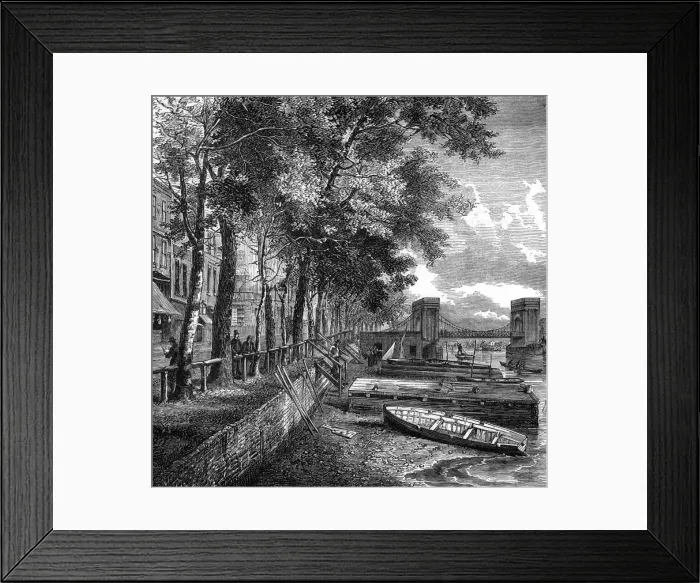 Framed Print : Cheyne Walk Framed Print : Cheyne Walk