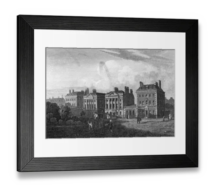 Framed Print : Cavendish Square Framed Print : Cavendish Square