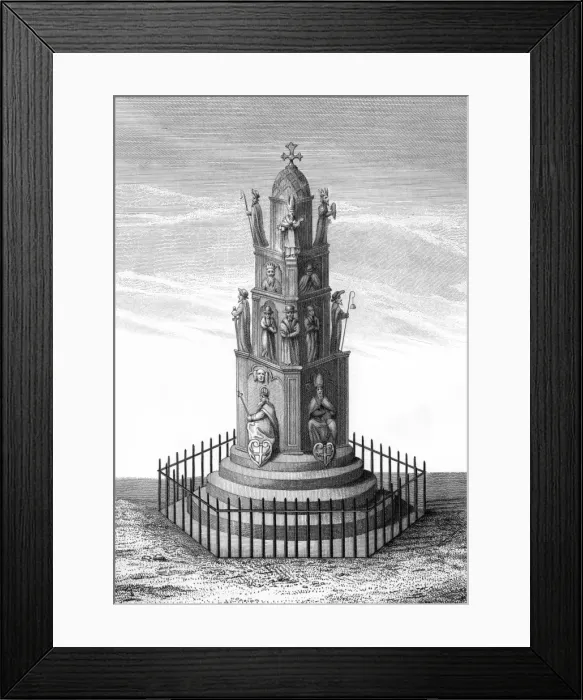 Framed Print : Cheapside Cross Framed Print : Cheapside Cross