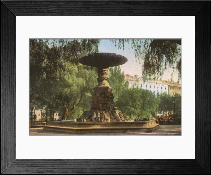 Framed Print : Stockholm - Kungstradgarden Fountain of Molin Framed Print : Stockholm - Kungstradgarden Fountain of Molin