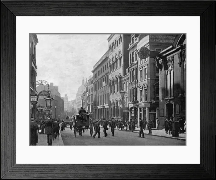 Framed Print : Cannon Street Framed Print : Cannon Street