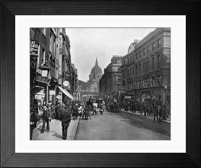 Framed Print : Fleet Street Framed Print : Fleet Street