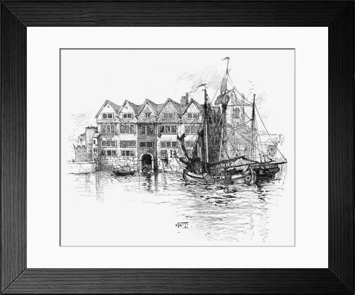 Framed Print : Cold Harbour Framed Print : Cold Harbour
