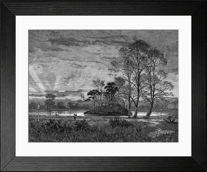 Framed Print : Clapham Common Framed Print : Clapham Common