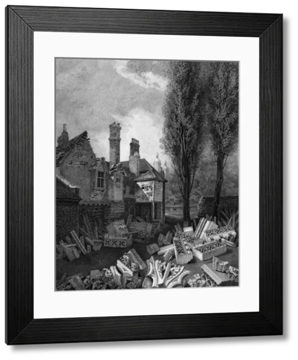 Framed Print : London Cotton Garden Framed Print : London Cotton Garden