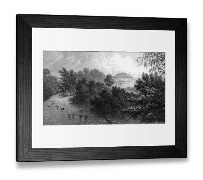 Framed Print : Coliseum and Park Framed Print : Coliseum and Park