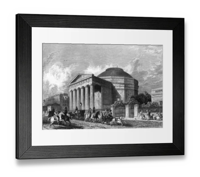 Framed Print : COLISEUM. The street thronged with visitors to the Coliseum, Regents Park Framed Print : COLISEUM. The street thronged with visitors to the Coliseum, Regents Park