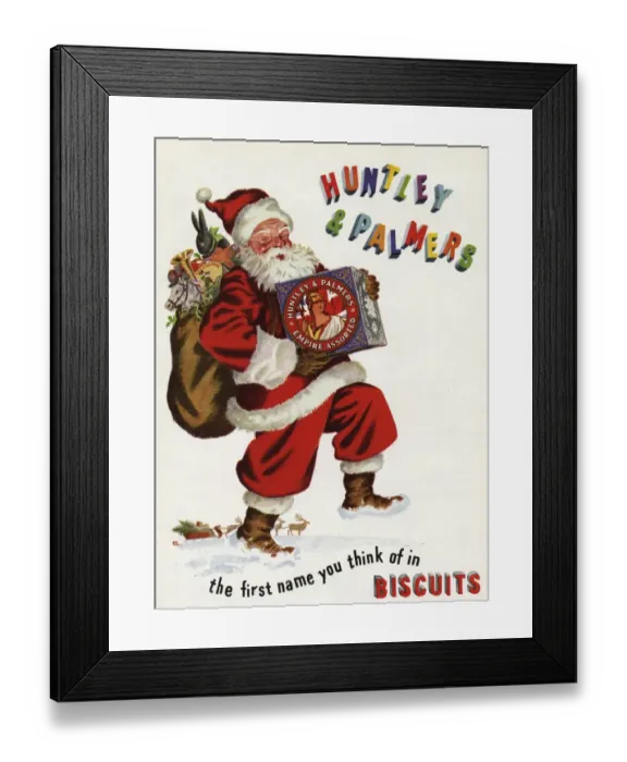 Framed Print : Adver for Huntley and Palmers biscuits Framed Print : Adver for Huntley and Palmers biscuits