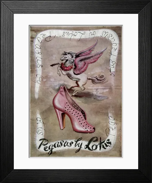 Framed Print : Advert for Lotus shoes 1948 Framed Print : Advert for Lotus shoes 1948