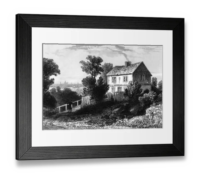 Framed Print : Hampstead Steele Framed Print : Hampstead Steele