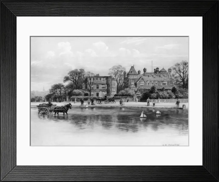 Framed Print : Hampstead Pond Framed Print : Hampstead Pond