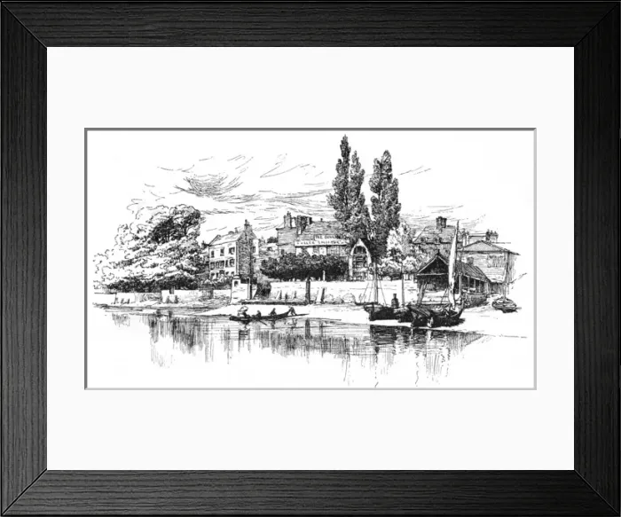 Framed Print : Doves Hammersmith Framed Print : Doves Hammersmith