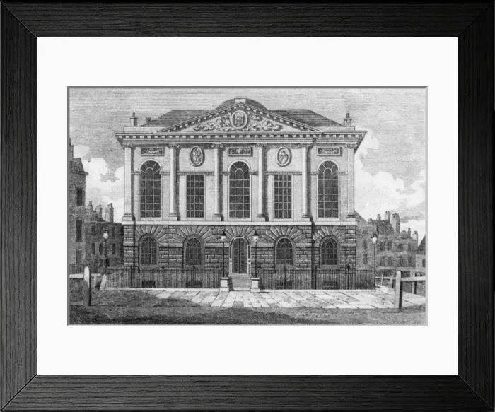 Framed Print : HICKS HALL
